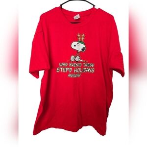 Snoppy Christmas Shirt Size XL
